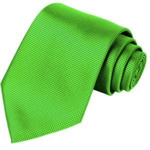 Mint Julep (Green) Colored Solid Men's Necktie